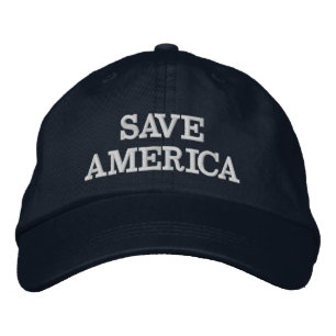 CASQUETTE BRODÉE SAUVER L'AMÉRIQUE