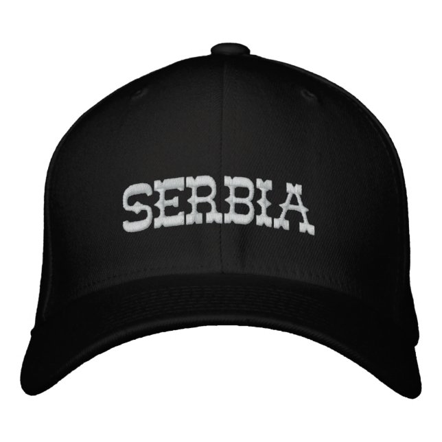 Casquette Brodée Serbie (Devant)