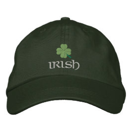 Casquette Brodée Shamrock irlandais patriotique