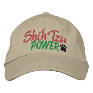 Casquette Brodée Shih Tzu Power par SRF
