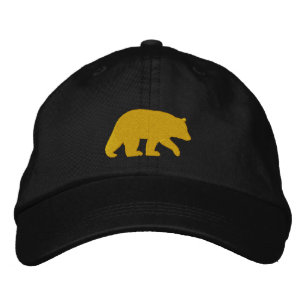 Casquette Brodée Silhouette de l'ours d'or personnalisée