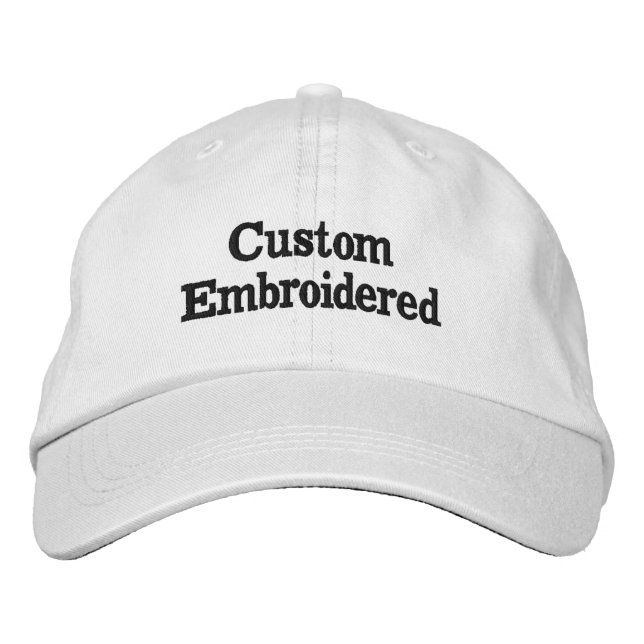 Casquette Brodée Snapback brodé personnalisé Baseball personnalisé (Devant)
