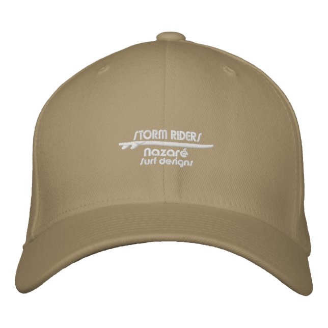Casquette Brodée Storm Riders Nazaré Surf Designs CAP (Devant)