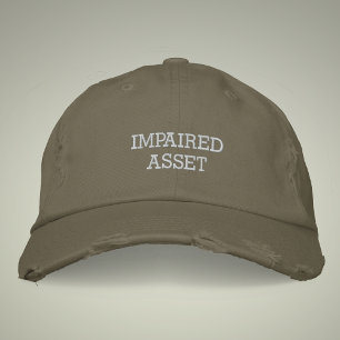 Casquette Brodée Style Vintage de l'actif endommagé