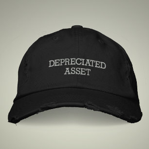 Casquette Brodée Style Vintage des actifs dépréciés désorganisé
