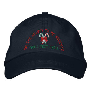 Casquette Brodée Sucres de canne de éternuement personnalisés de