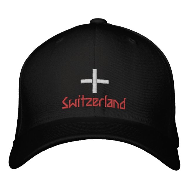 Casquette Brodée Suisse & Drapeau suisse / Patriotes (Devant)