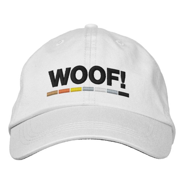 Casquette Brodée Super Ours Gay Malheur ! (Devant)