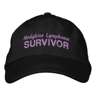 Casquette Brodée Survivant du lymphome de Hodgkin