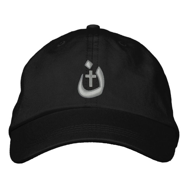 Casquette Brodée Symbole chrétien nazaréen Schéma de solidarité (Devant)
