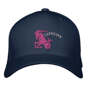 Casquette Brodée Symbole de Capricorne Zodiac Broderie 22 déc. - 19