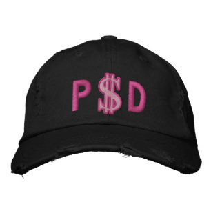 Casquette Brodée Symbole Monogramme personnalisé en dollars