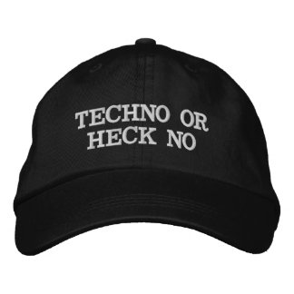 Casquette Brodée Techno ou estacade à claire-voie aucune