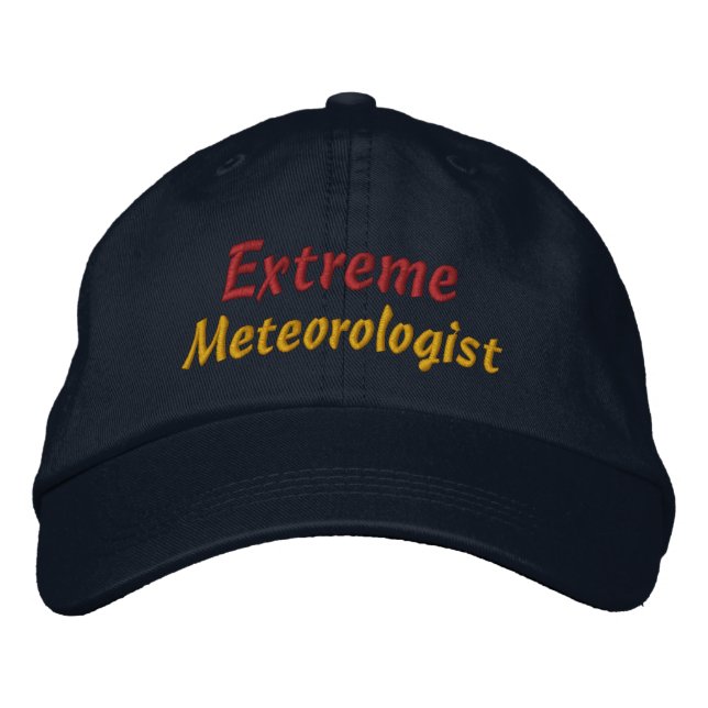 Casquette Brodée Température météorologique extrême Chaser Storm Sp (Devant)