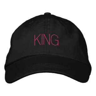 Casquette Brodée Texte du nom du roi imprimé - Cadeau de chapeau él