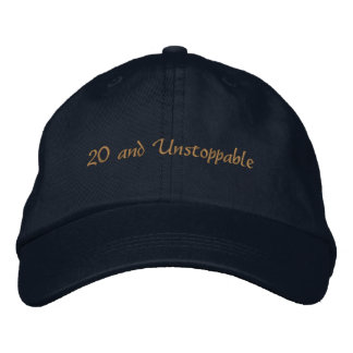 Casquette Brodée Texte personnalisé 20 et Ambition Irrésistible-Cas