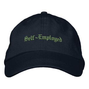 Casquette Brodée Texte personnalisé pour travailleur indépendant, p