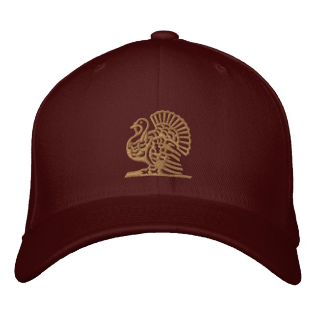Casquette Brodée Thanksgiving Turquie (Devant)