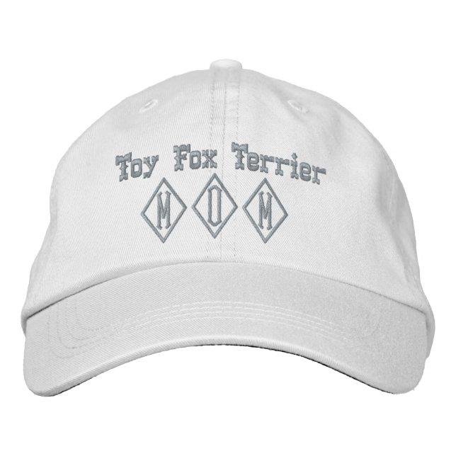 Casquette Brodée Toy Fox Terrier Maman Cadeaux (Devant)