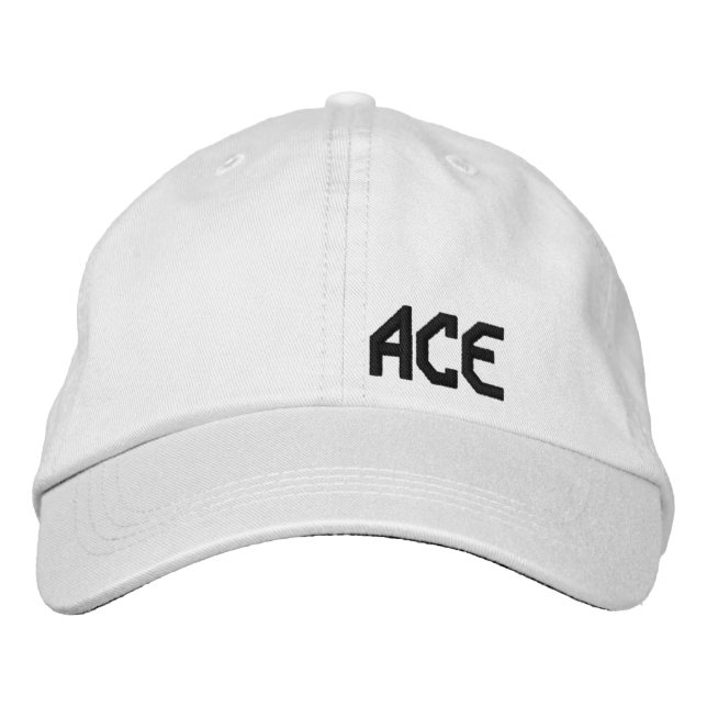 Casquette Brodée Train de tennis ACE (Devant)