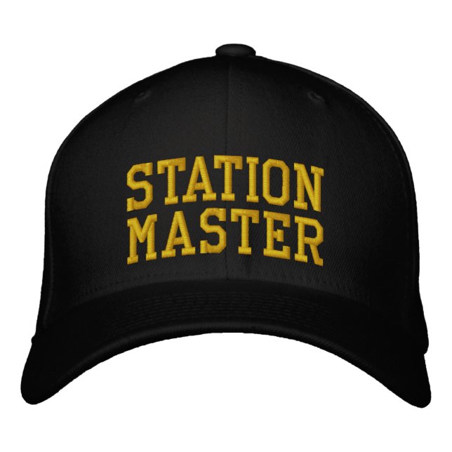 CASQUETTE BRODÉE TRAINS À VAPEUR (Devant)