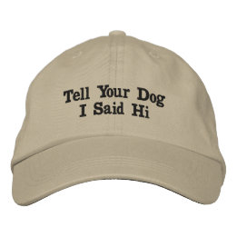 Casquette Brodée Trait personnalisé 