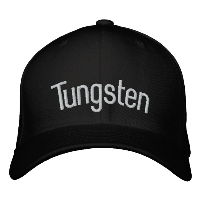 Casquette Brodée Tungstène (Devant)