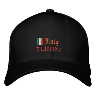 Casquette Brodée Turin & Italie mode / Drapeau italien Patriotes