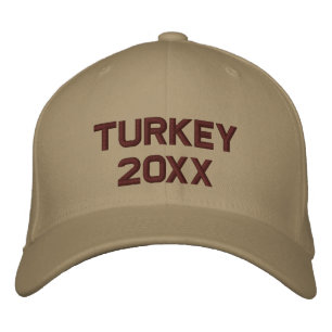 Casquette Brodée Turquie Bowl changement à l'année en cours