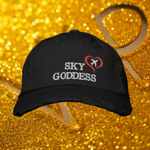 Casquette Brodée Typographie de la déesse du ciel, Wanderlust, Pers
