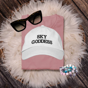 Casquette Brodée Typographie de la déesse du ciel, Wanderlust, Simp