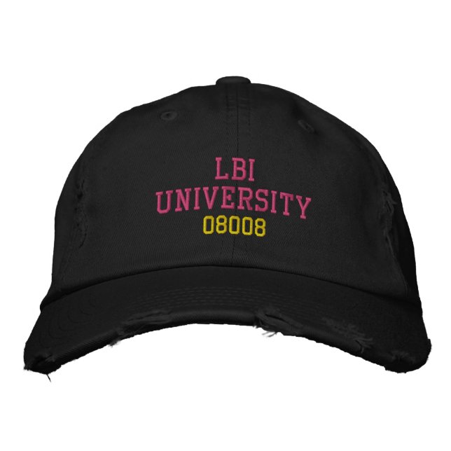 CASQUETTE BRODÉE UNIVERSITÉ LBI COMMERCIALISÉE (Devant)