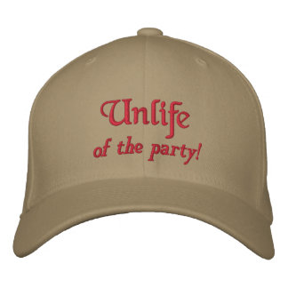 Casquette Brodée Unlife, de la fête !