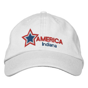 Casquette Brodée USA Star Indiana