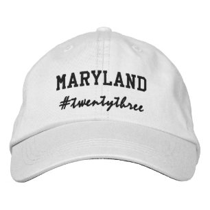 Casquette Brodée USA State Maryland Hashtag 2023