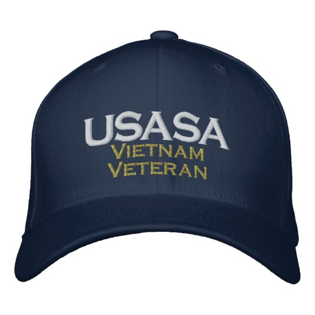 Casquette Brodée USASA Vietnam vétéran 2 (Devant)