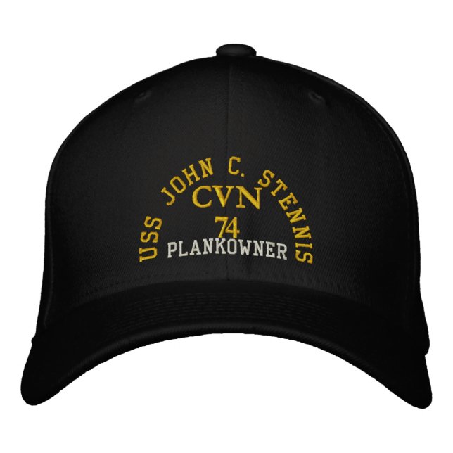 CASQUETTE BRODÉE USS JOHN C. STENNIS, CVN 74, (Devant)