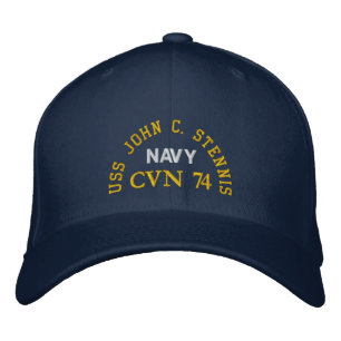 CASQUETTE BRODÉE USS JOHN C. STENNIS, CVN 74,