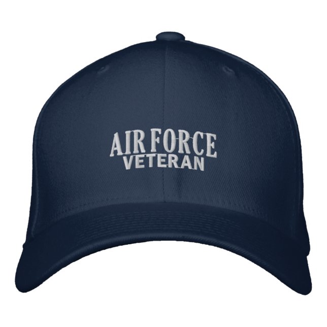 Casquette Brodée Vétéran de la Force aérienne (Devant)
