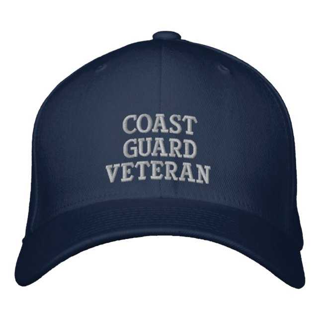 Casquette Brodée Vétéran de la Garde côtière (Devant)