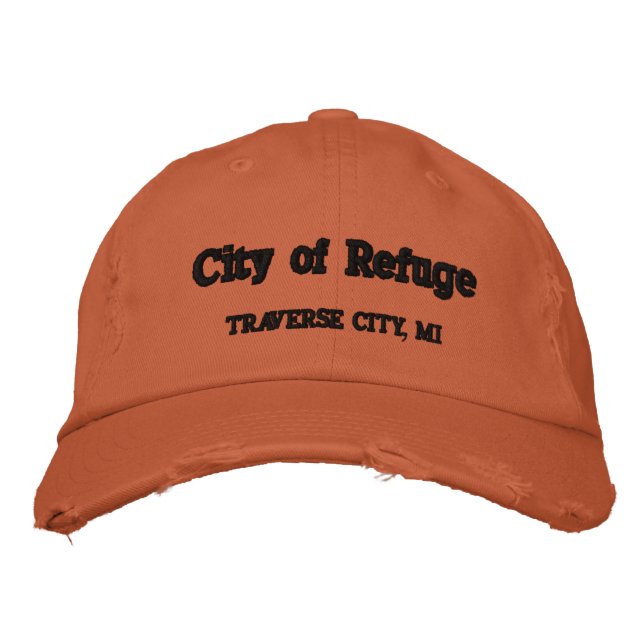 Casquette Brodée Ville de Refuge Traverse City, MI (Devant)
