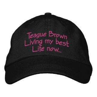 Casquette Brodée Vivez votre meilleure vie