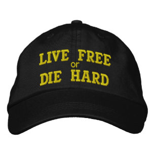 Casquette Brodée VIVRE LIBRE ou mourir dur