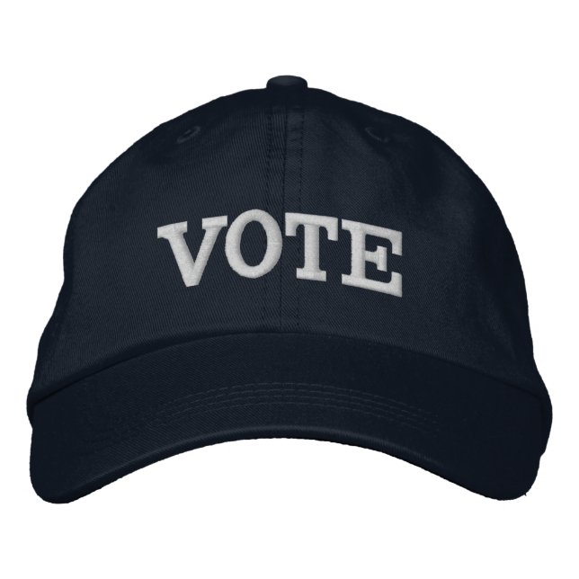 CASQUETTE BRODÉE VOTER (Devant)