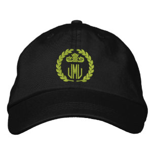 Casquette Brodée Votre Monogramme Jusqu'à 3 Lettres Laurels Broderi