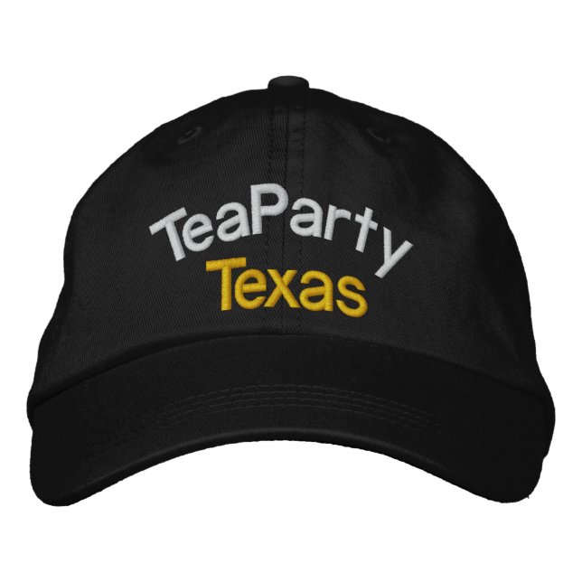 Casquette Brodée Votre Tea Party-Taxé au MAX- par SRF (Devant)