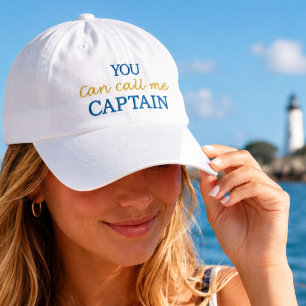 Casquette Brodée Vous pouvez m'appeler Capitaine