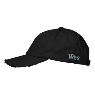 Casquette Brodée "Wes" Nom Masculin Brodé,