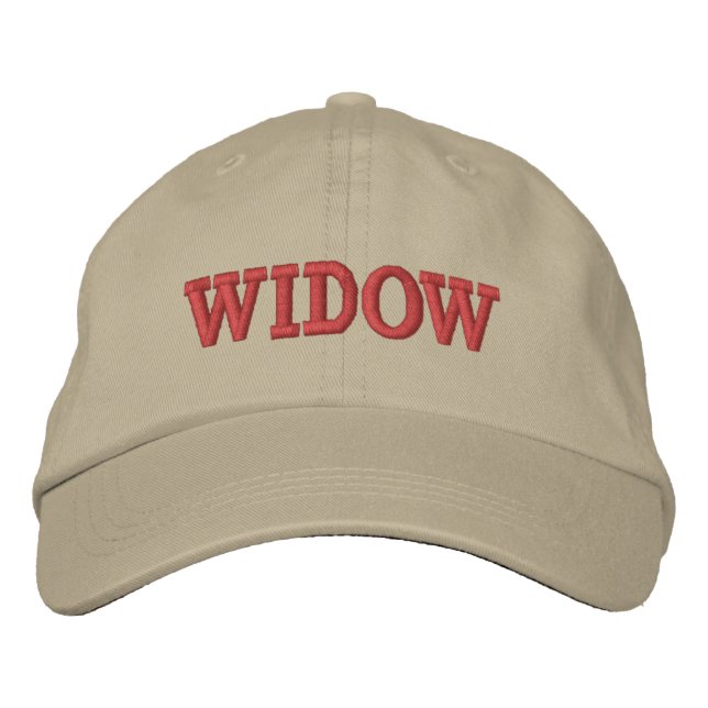 CASQUETTE BRODÉE WIDOW (Devant)