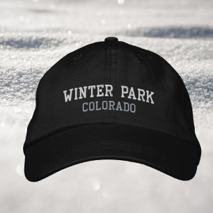 Casquette Brodée Winter Park Colorado ski vacances d'hiver